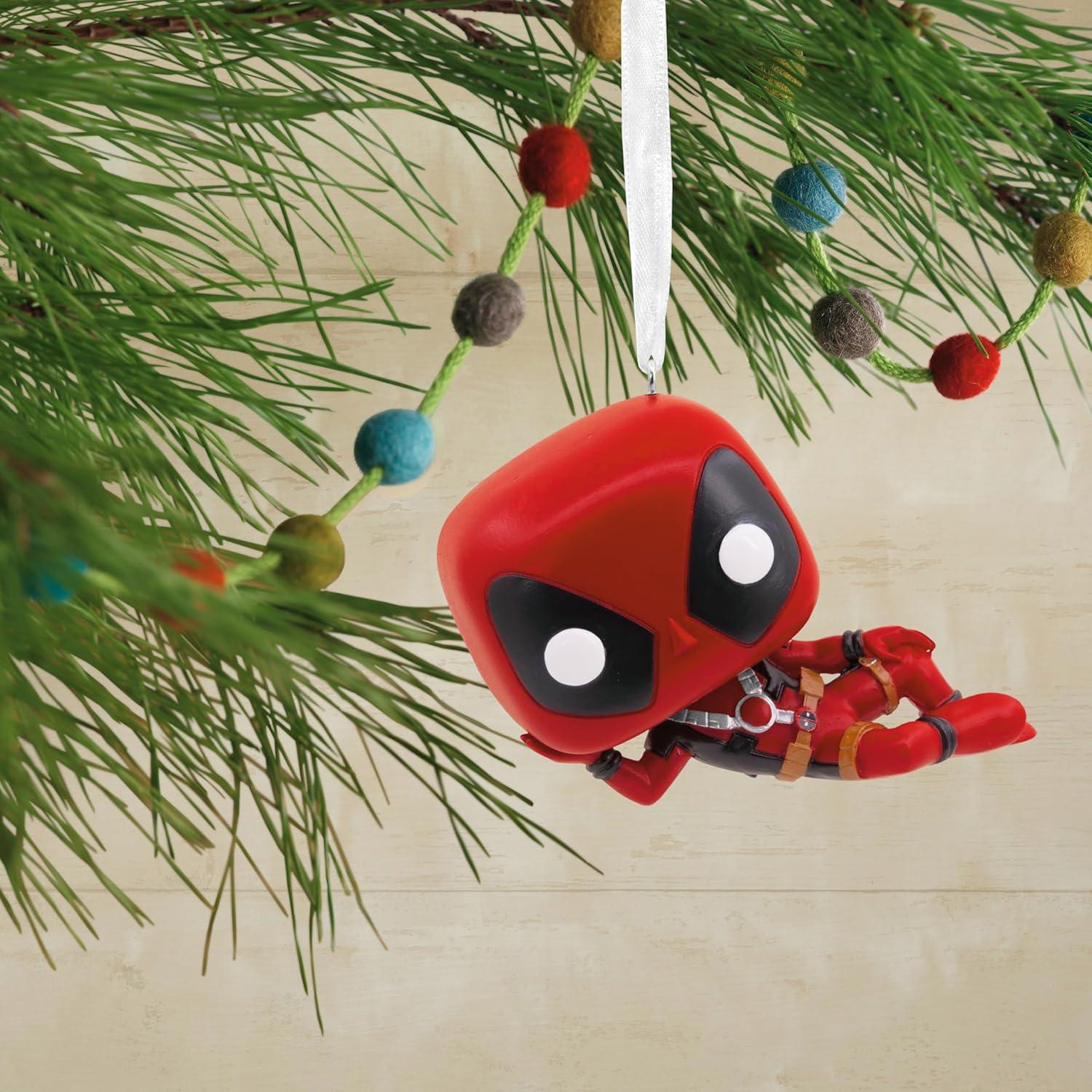 imageHallmark Marvel Deadpool Funko POP Christmas OrnamentDeadpool Laying Down