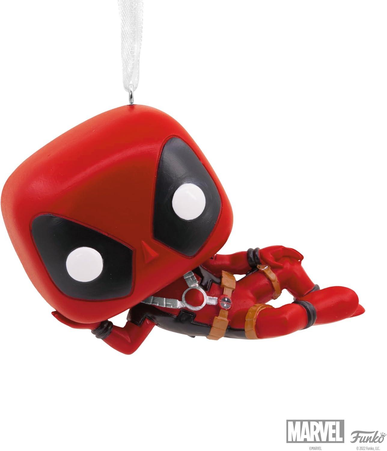 imageHallmark Marvel Deadpool Funko POP Christmas OrnamentDeadpool Laying Down
