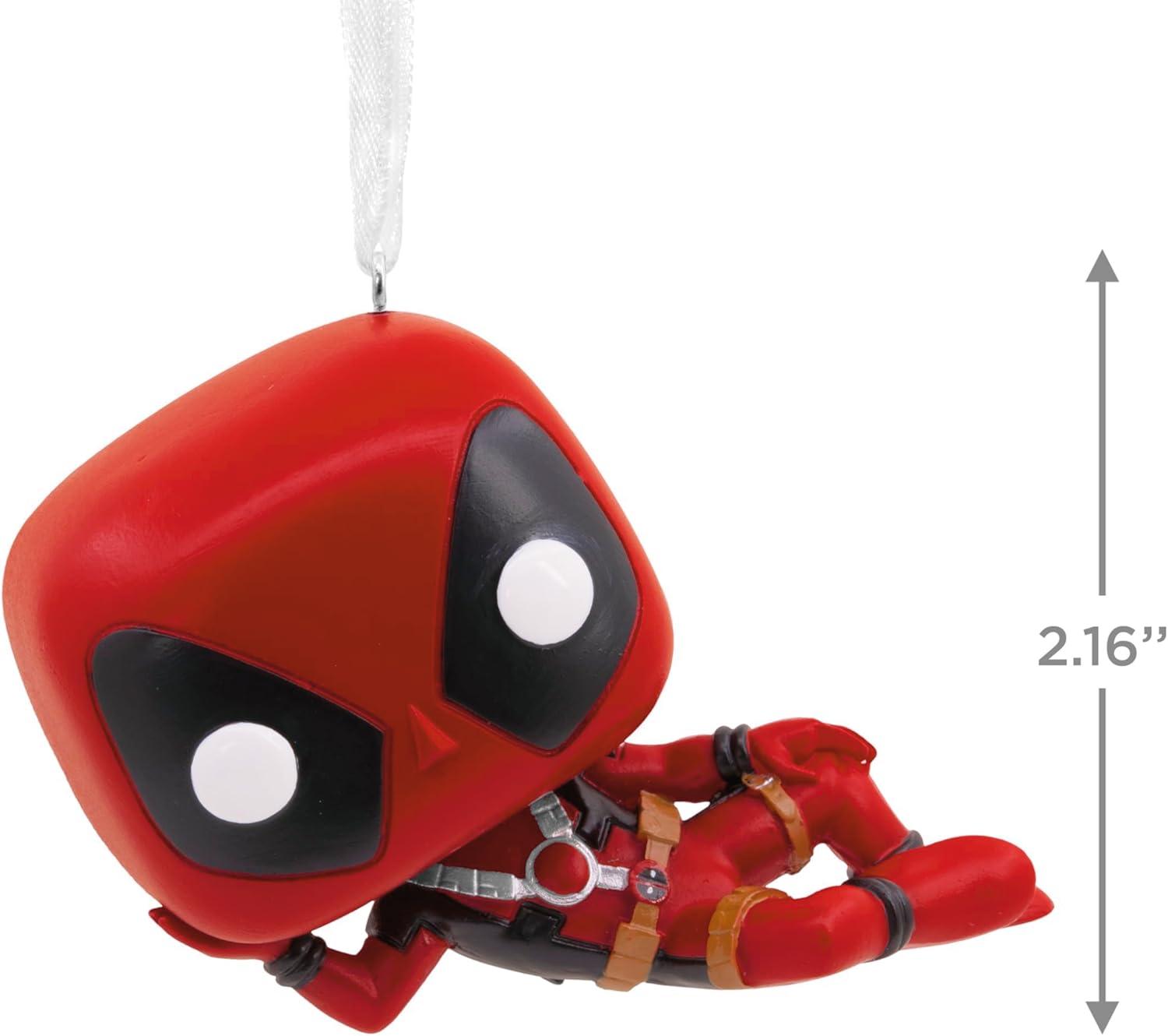 imageHallmark Marvel Deadpool Funko POP Christmas OrnamentDeadpool Laying Down