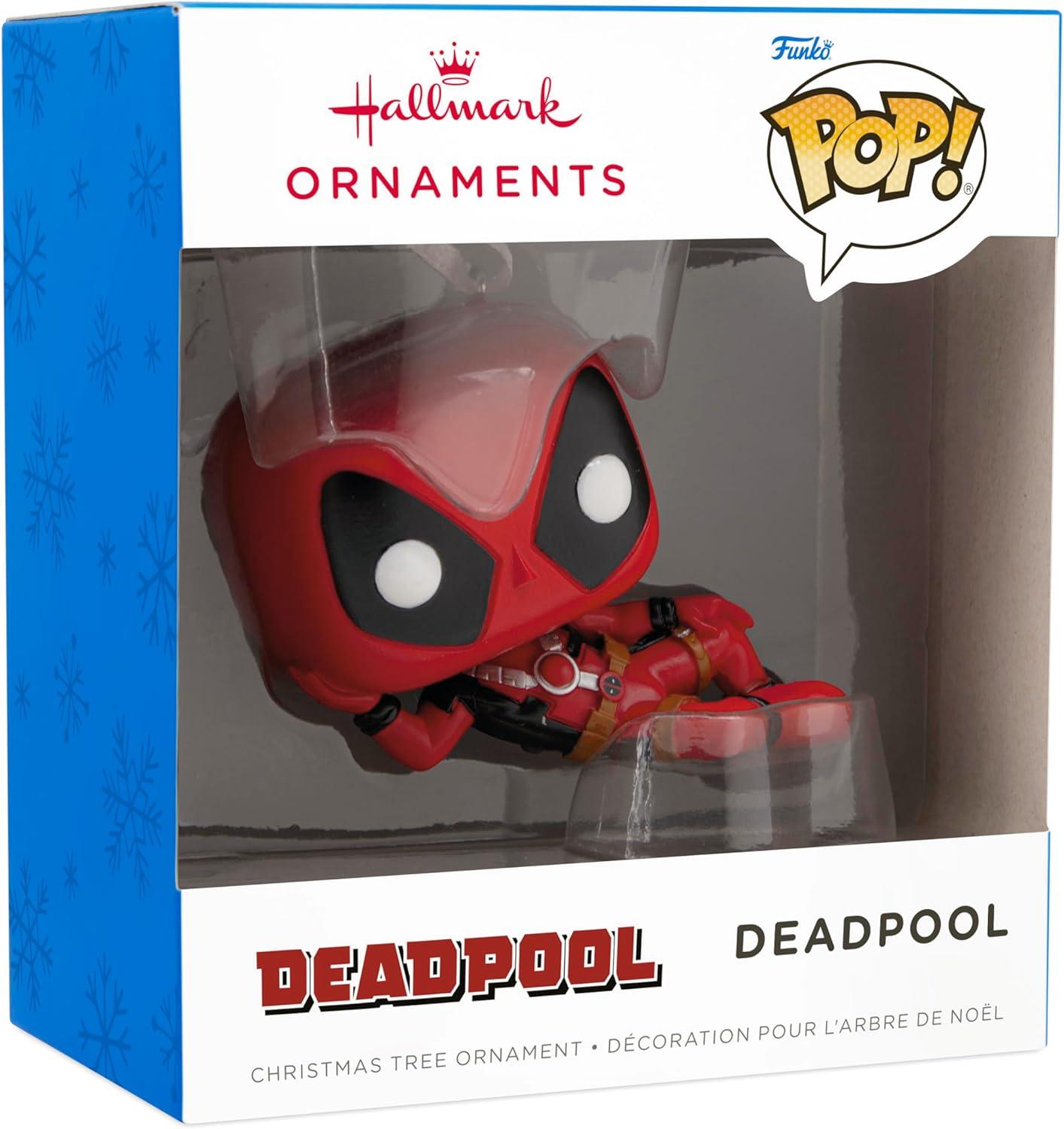 imageHallmark Marvel Deadpool Funko POP Christmas OrnamentDeadpool Laying Down