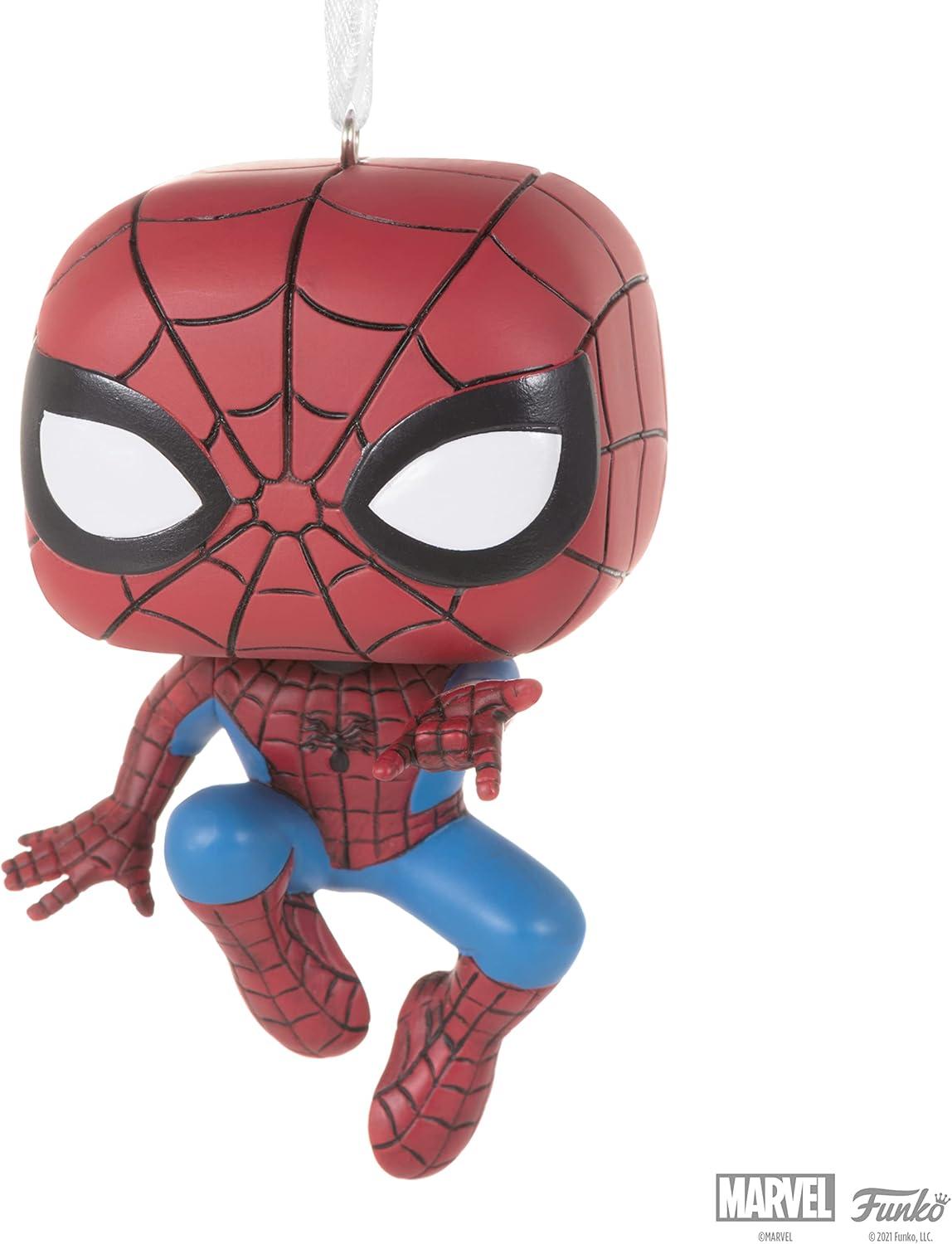 imageHallmark Marvel Deadpool Funko POP Christmas OrnamentSpiderMan