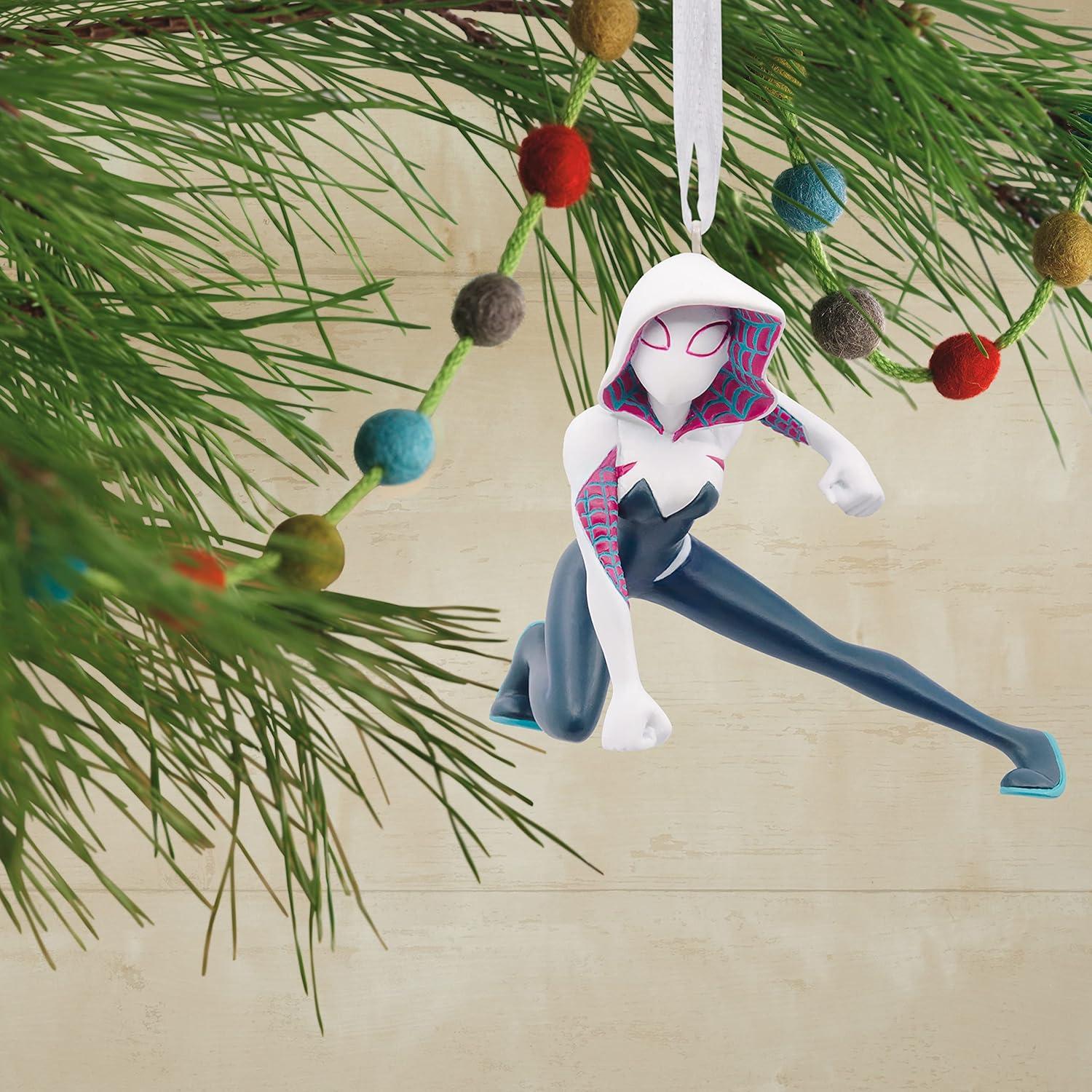 imageHallmark Marvel Miles Morales Christmas OrnamentSpiderGwen