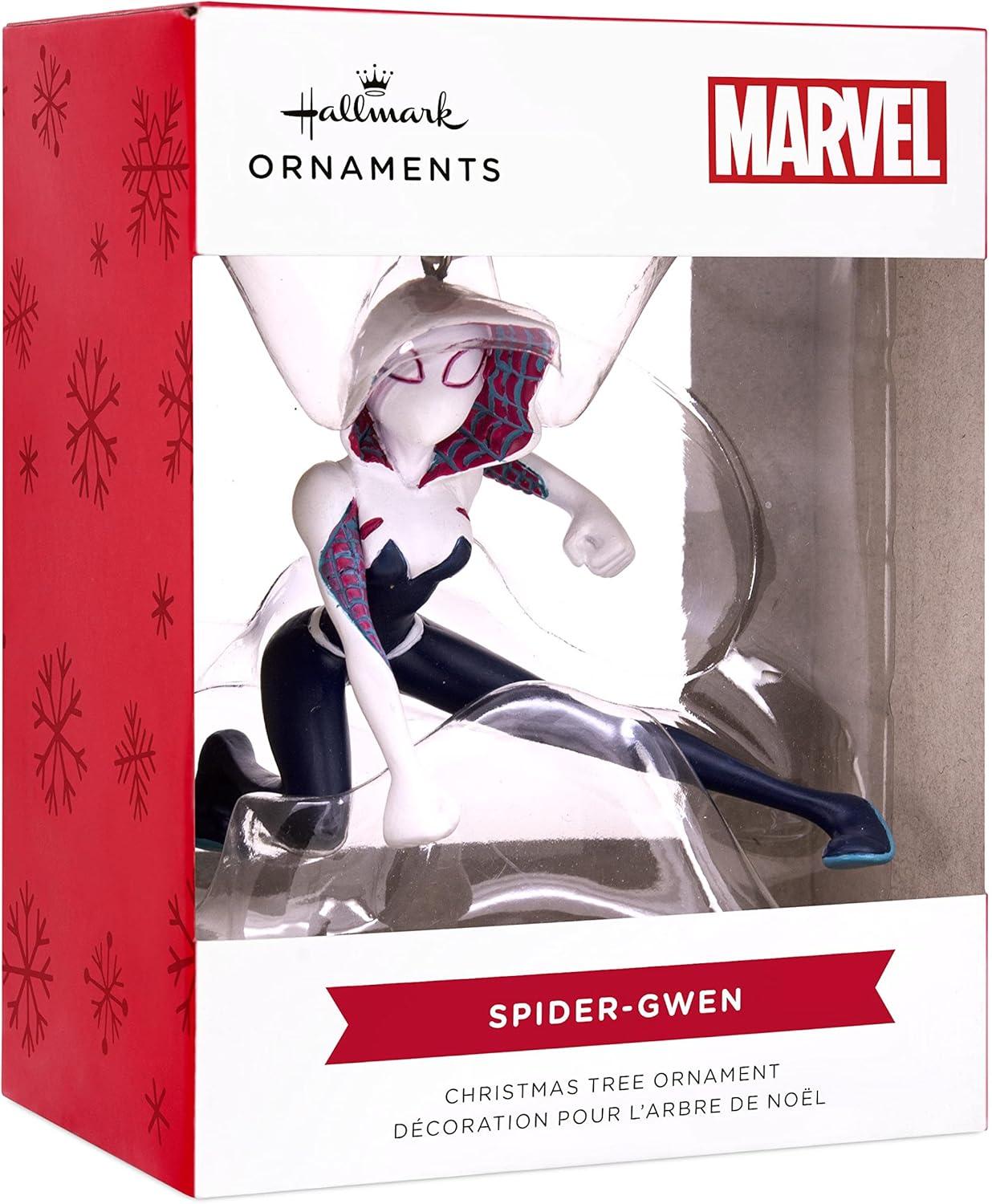 imageHallmark Marvel Miles Morales Christmas OrnamentSpiderGwen
