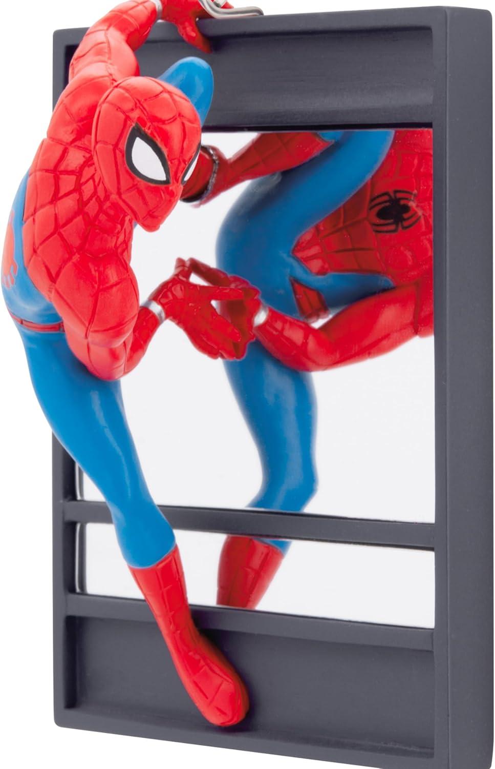 imageHallmark Marvel SpiderMan on Window Christmas Ornament Super Hero Gifts