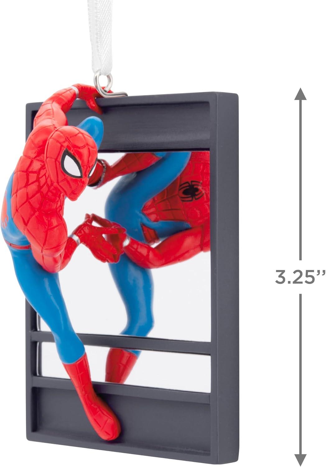 imageHallmark Marvel SpiderMan on Window Christmas Ornament Super Hero Gifts