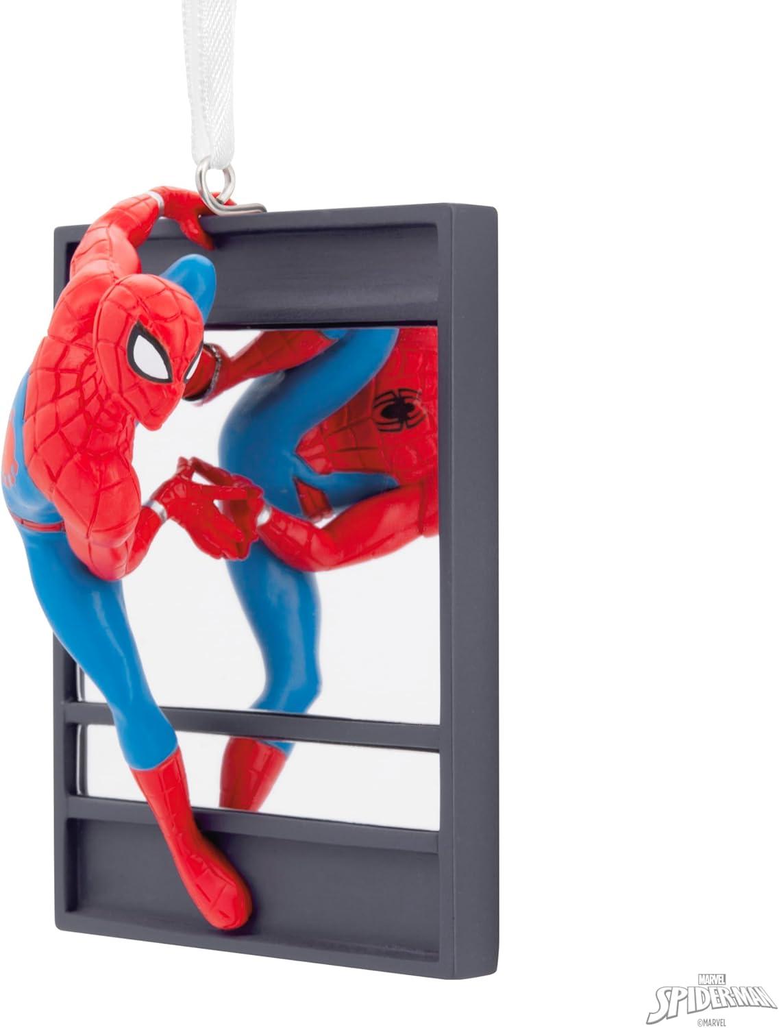 imageHallmark Marvel SpiderMan on Window Christmas Ornament Super Hero Gifts