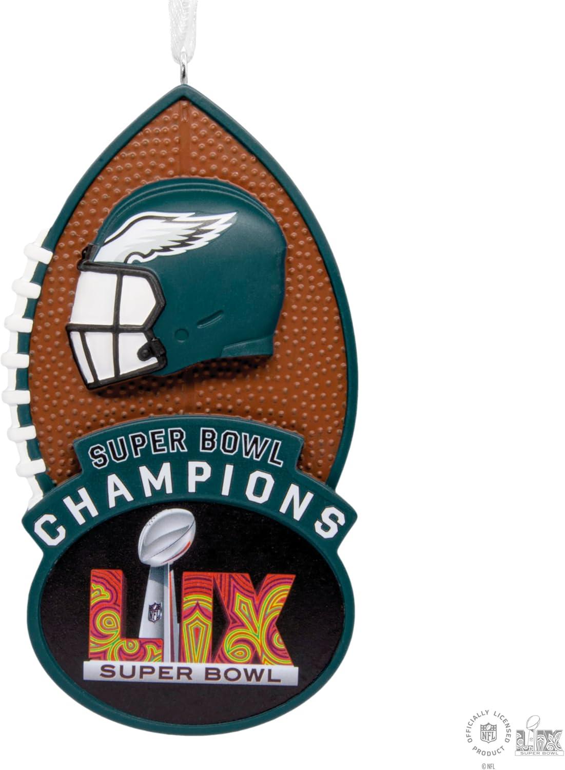 imageHallmark NFL Philadelphia Eagles Super Bowl LIX Champions Christmas Ornament Gifts for Sports Fans