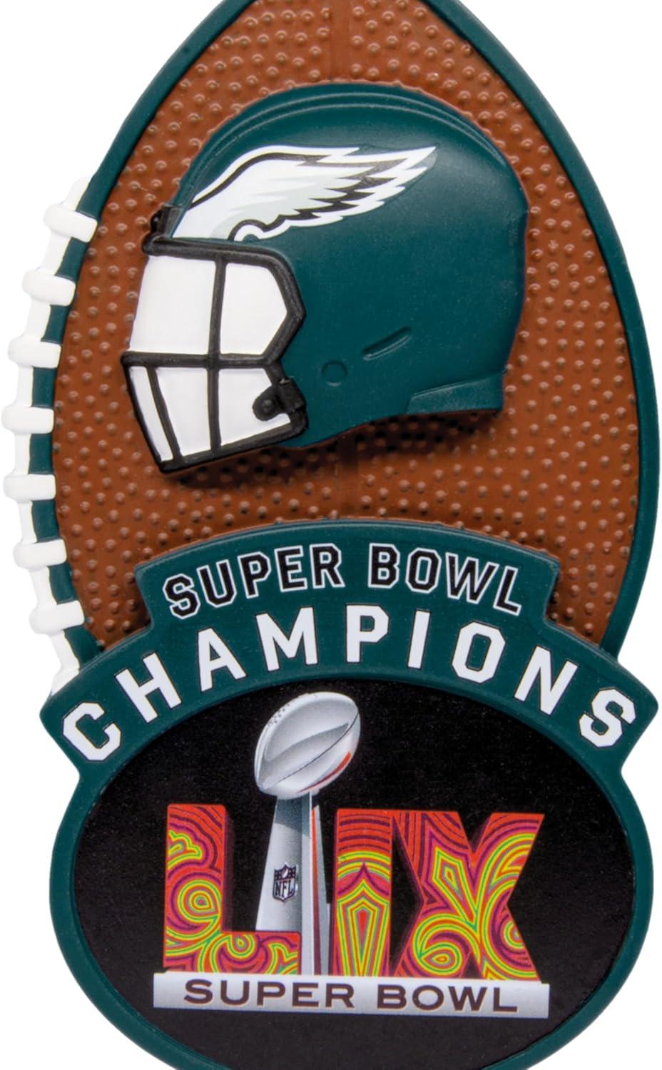 imageHallmark NFL Philadelphia Eagles Super Bowl LIX Champions Christmas Ornament Gifts for Sports Fans