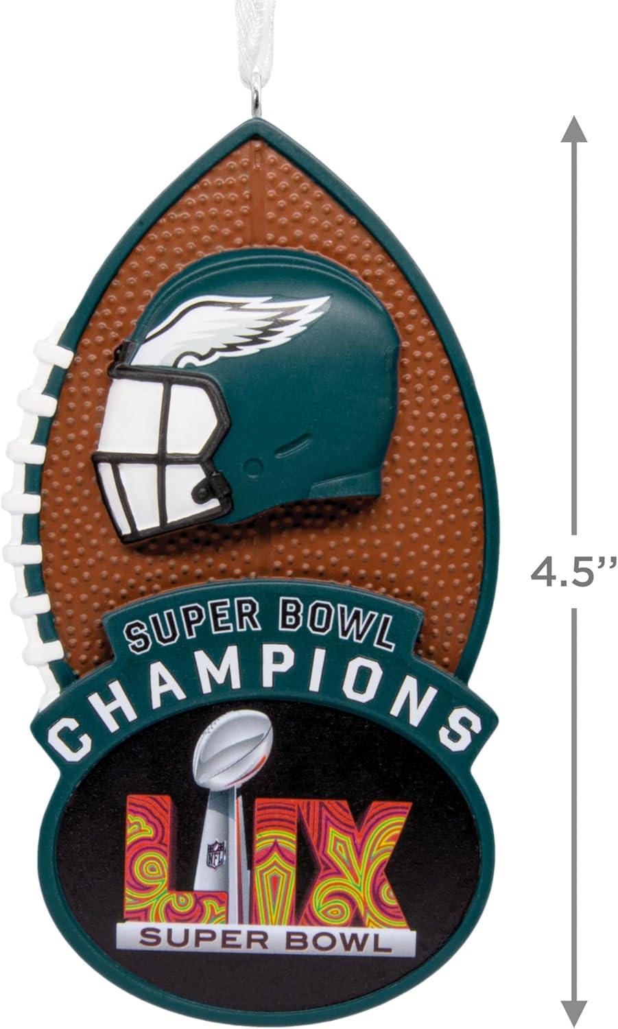 imageHallmark NFL Philadelphia Eagles Super Bowl LIX Champions Christmas Ornament Gifts for Sports Fans