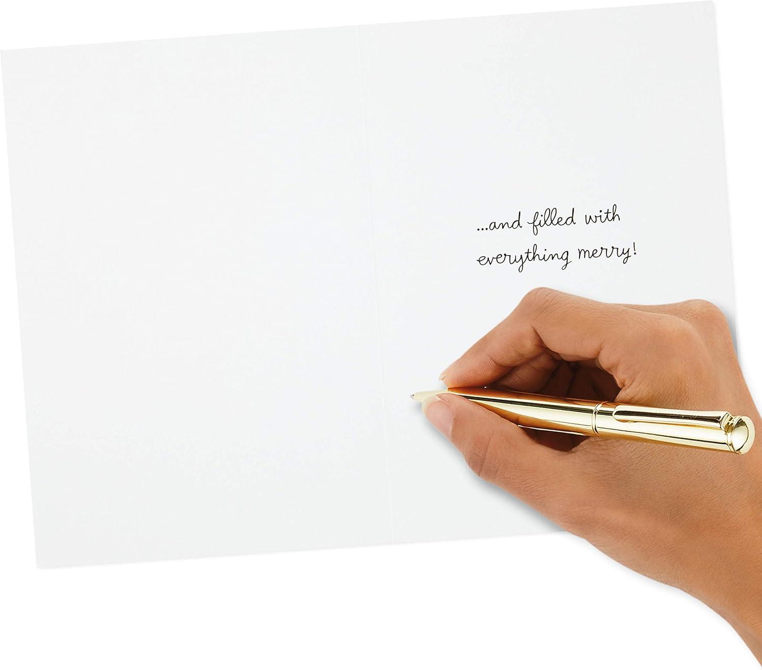 imageHallmark Pack of Pokmon Christmas Cards Pikachu Christmas Lights 4 Holiday Cards with Envelopes 5XXH2386Christmas Joy  8 Cards with Envelopes