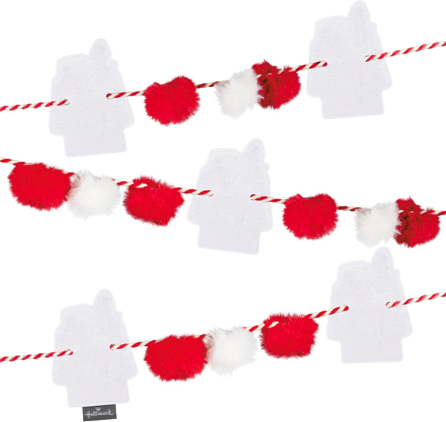 imageHallmark Peanuts Snoopy Doghouse 72quot Christmas Garland Fabric Gifts for Peanuts Fans
