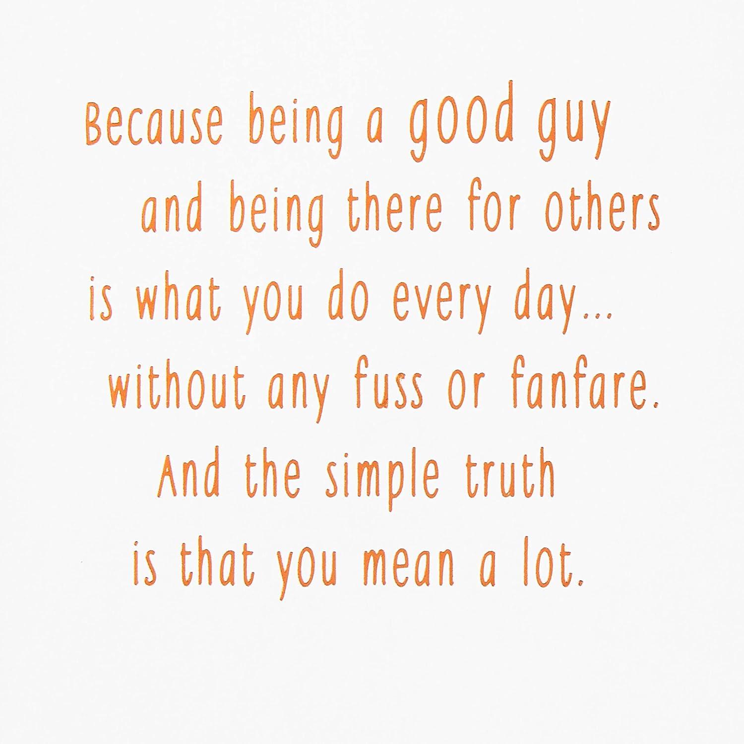 imageHallmark Signature Birthday Card for Him Superman SilhouetteDeserve to be Celebrated