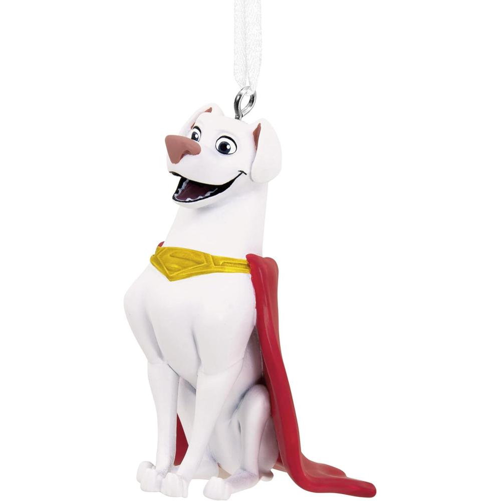 imageHallmark DC Justice League Mystery Christmas Ornaments Set of 2League of SuperPets