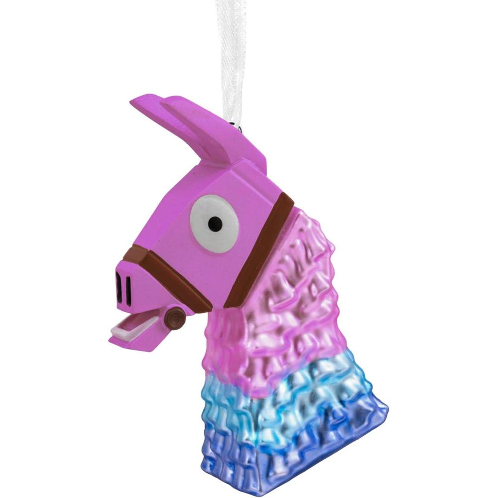 imageHallmark Fortnite Llama Loot Blown Glass Christmas OrnamentLlama Loot