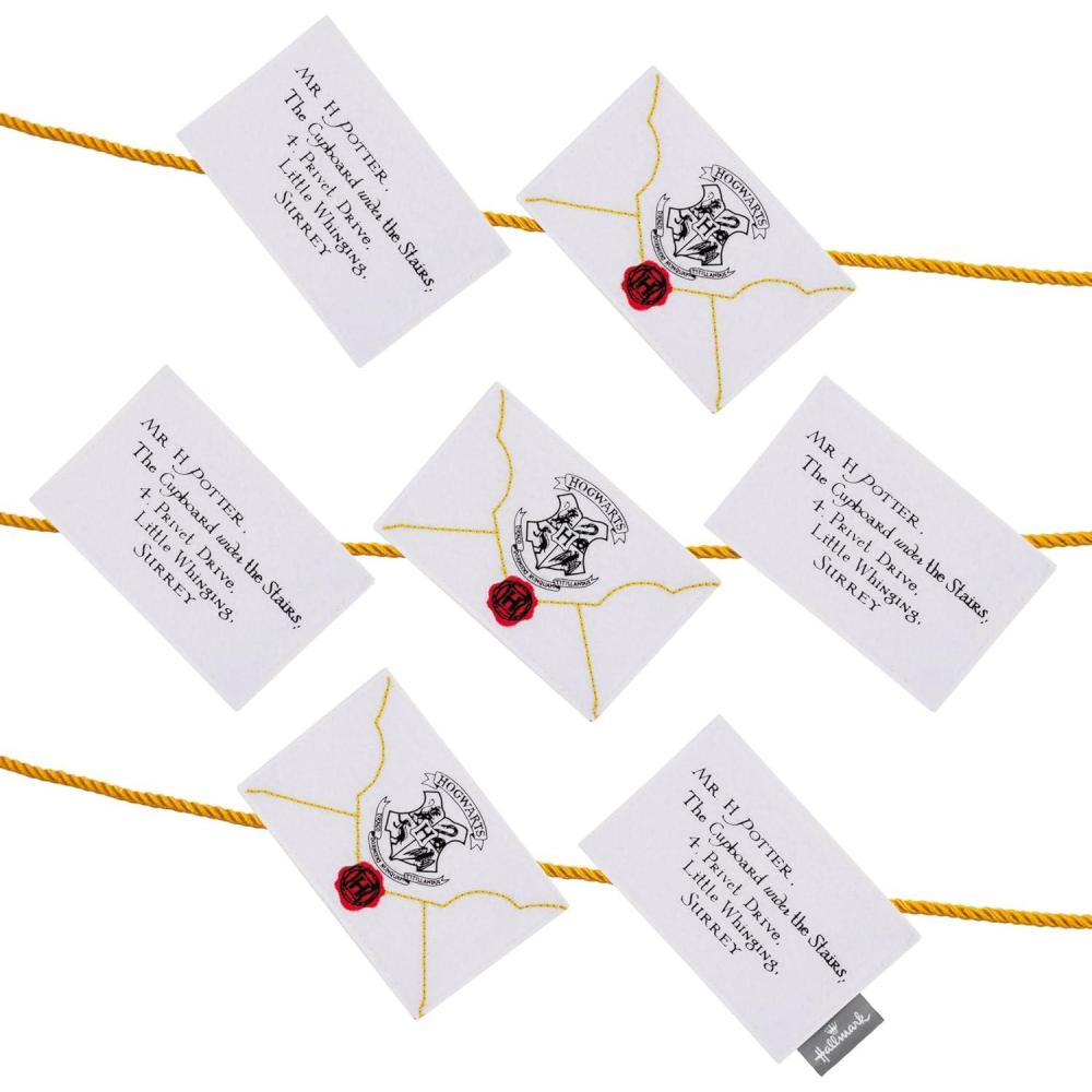 imageHallmark Harry Potter Christmas Tree Skirt Sorting Hat Quidditch Golden Snitch HedwigGarland