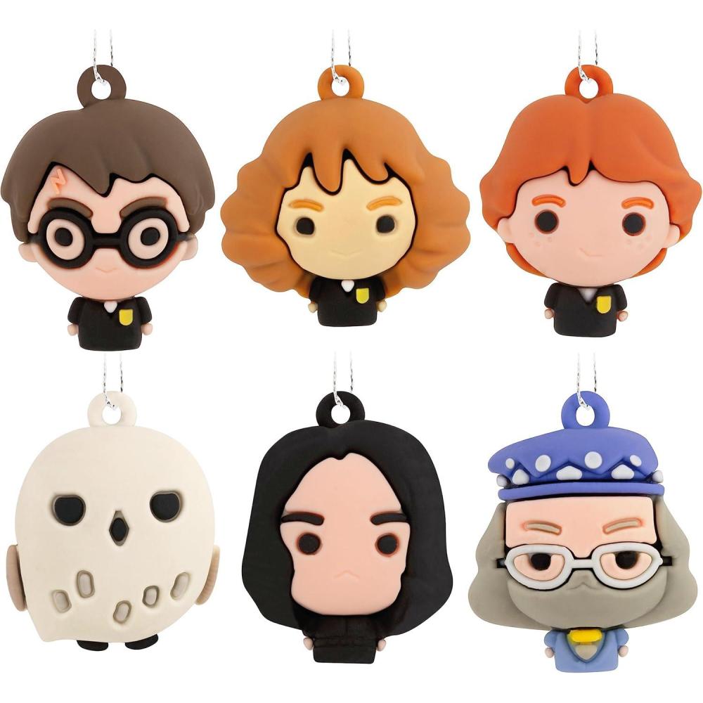 imageHallmark Harry Potter Scenes Mini Christmas Ornaments Shatterproof Set of 4Set of 6