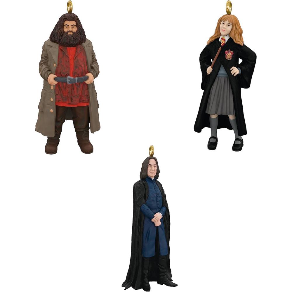 imageHallmark Keepsake 1quot Mini Christmas Ornament 2025 Harry Potter Hedwig Gifts for Harry Potter FansHermione  Hagrid and Snape