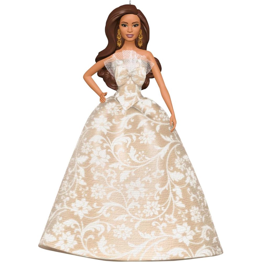 imageHallmark Keepsake Christmas Ornament 2025 2025 Latina Holiday Barbie Gifts for Barbie Fans2025 Latina Holiday Barbie