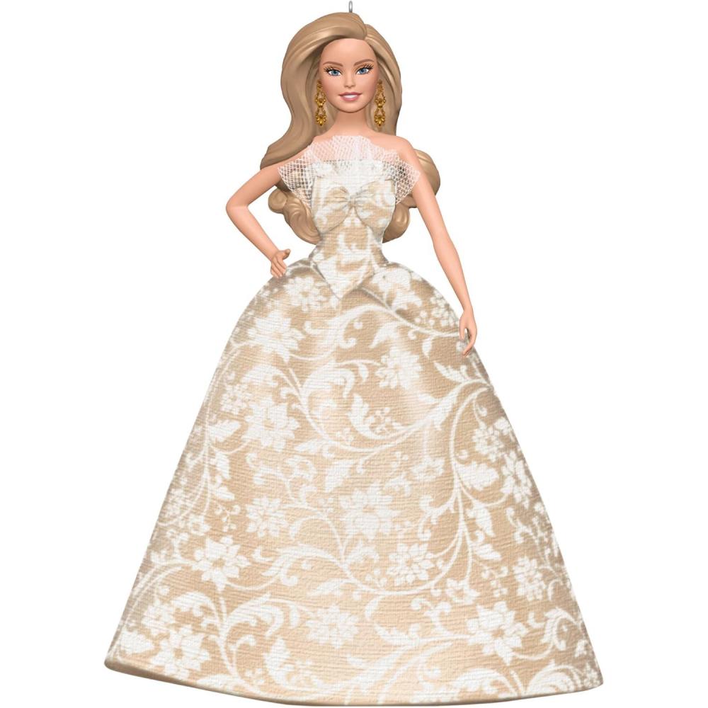 imageHallmark Keepsake Christmas Ornament 2025 2025 Latina Holiday Barbie Gifts for Barbie Fans2025 White Holiday Barbie
