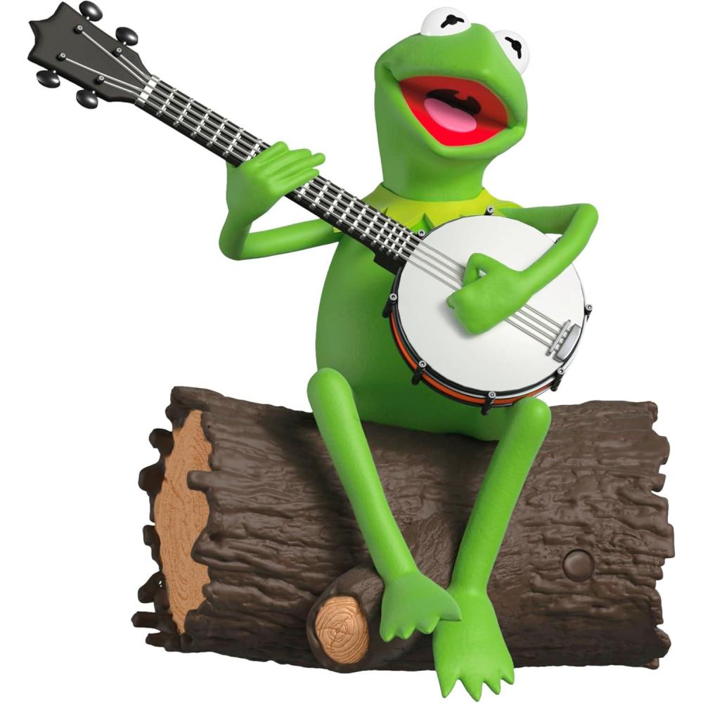 imageHallmark Keepsake Christmas Ornament 2025 Disney The Muppets Kermits Rainbow Connection Musical with Motion Gifts for Disney FansKermits Rainbow Connection