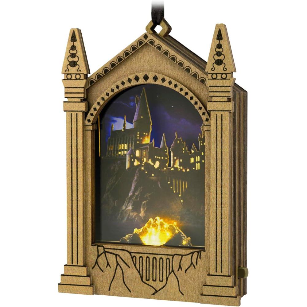 imageHallmark Keepsake Christmas Ornament 2025 Harry Potter Hogwarts Musical with Light Papercraft Gifts for Harry Potter FansHarry Potter