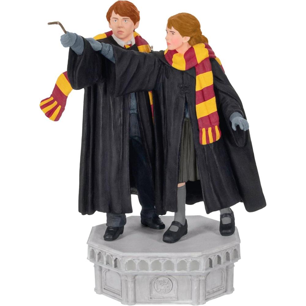 imageHallmark Keepsake Christmas Ornament 2025 Harry Potter Mandrake with Sound Gifts for Harry Potter FansRon Weasley and Hermione Granger