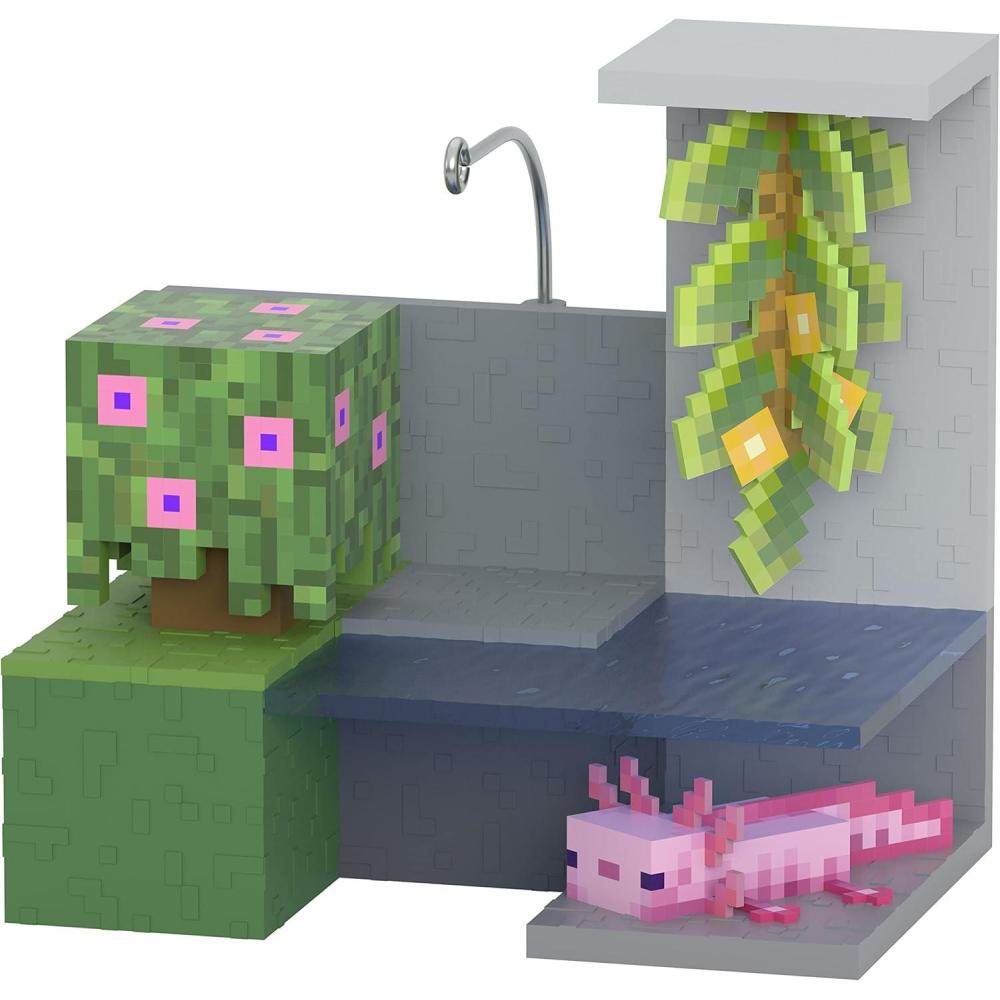 imageHallmark Keepsake Plastic Christmas Ornament 2022 Minecraft AxolotlAxolotl