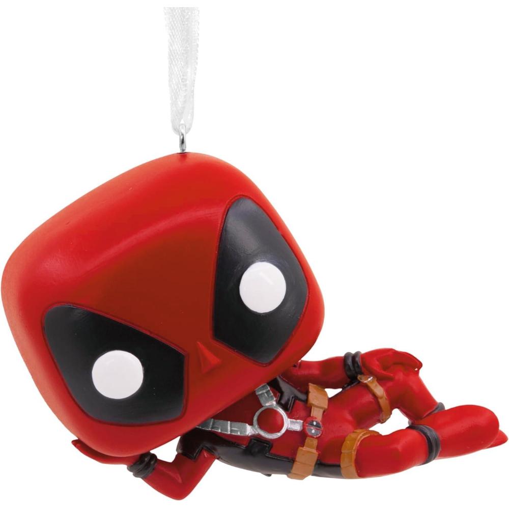 imageHallmark Marvel Deadpool Funko POP Christmas OrnamentDeadpool Laying Down