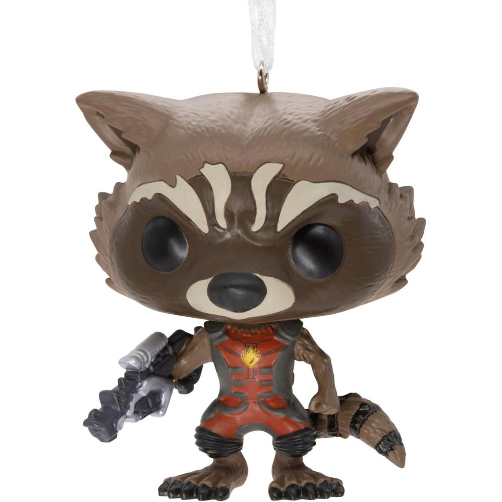imageHallmark Marvel Guardians of The Galaxy Rocket Funko POP Christmas OrnamentRocket Raccoon