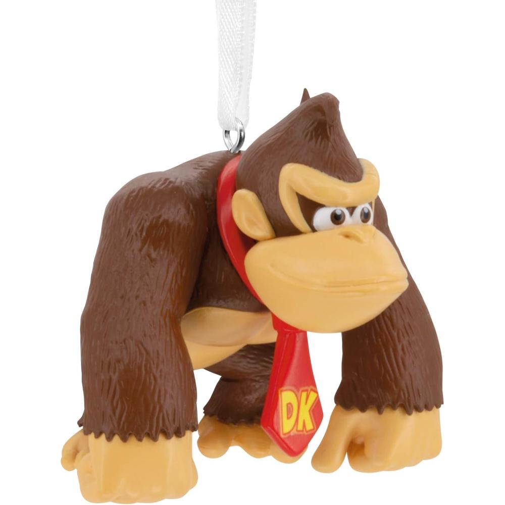 imageHallmark Nintendo Super Mario Fire Mario Christmas OrnamentDonkey Kong