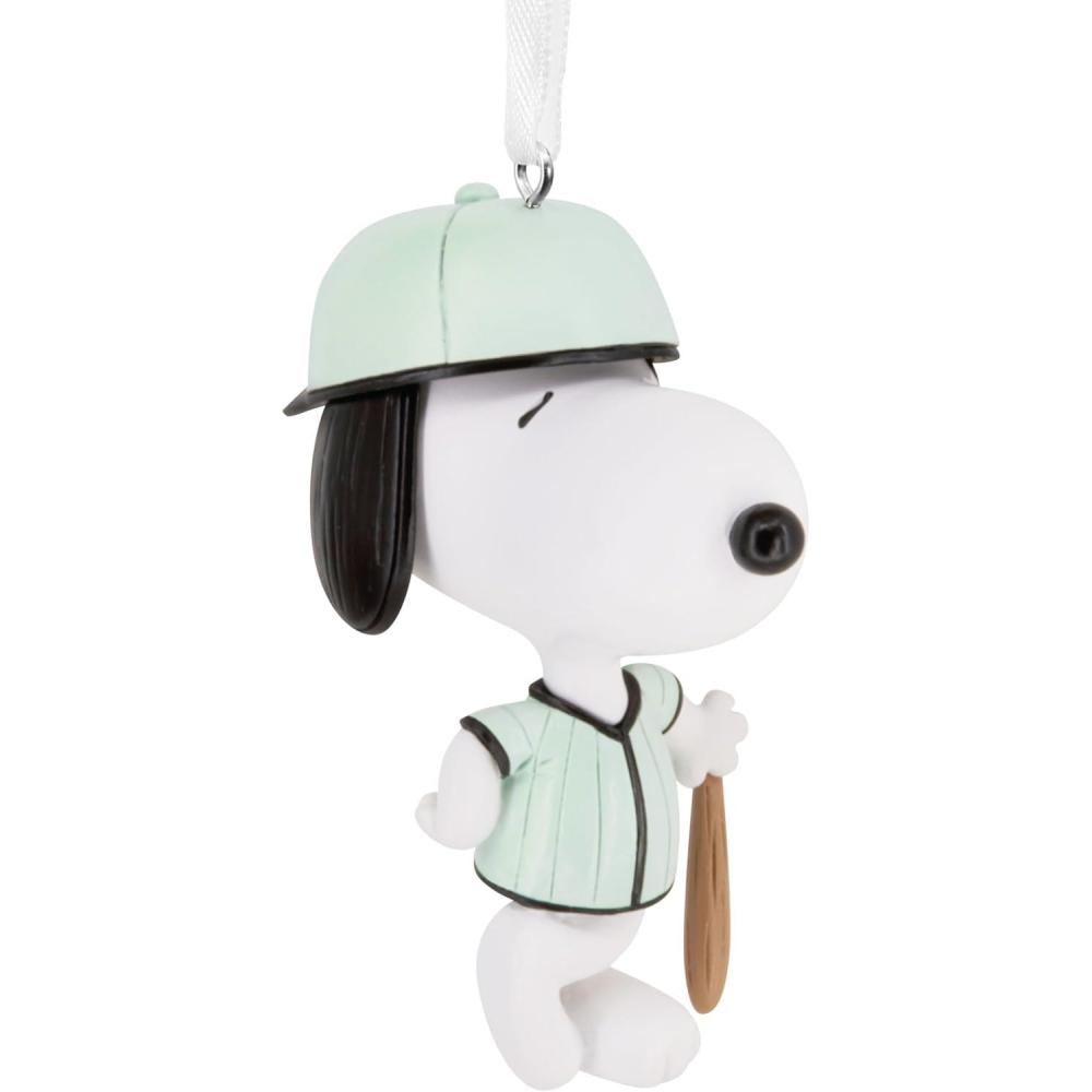 imageHallmark Peanuts Snoopy Baseball Player Christmas Ornament Gifts for Peanuts Fans