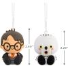 Hallmark Better Together Harry Potter and Hedwig Magnetic Christmas Ornaments, Set of 2(Harry Potter & Hedwig)