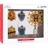 Hallmark Harry Potter Scenes Mini Christmas Ornaments, Shatterproof, Set of 4(House Crest Tree Topper)