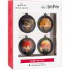 Hallmark Harry Potter Scenes Mini Christmas Ornaments, Shatterproof, Set of 4(Set of 4)