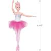 Hallmark Keepsake Christmas Ornament 2025, Barbie Merriest Dreamhouse Musical with Light, Gifts for Barbie Fans(Beautiful Ballerina Barbie)