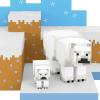 Hallmark Keepsake Christmas Ornament, Minecraft The Nether, Gifts for Gamers(Polar Bears)