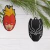 Hallmark Marvel Super Heroes Mini Christmas Tree Topper and Ornaments, Set of 5(Mini Tree Topper with Ornaments)