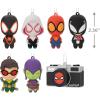 Hallmark Marvel Super Heroes Mystery Christmas Ornaments, Set of 2, Shatterproof(Spider-Man Mystery)