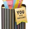 Hallmark Paper Wonder Shoebox Pop Up Card (Holy Crap, You are Awesome) for Birthday, Congratulations, Graduation, All Occasion(Holy Crap  “You are Awesome”)