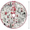 Hallmark Peanuts 48″ Christmas Tree Skirt, Fabric, Gifts for Peanuts Fans