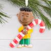 Hallmark Peanuts Franklin with Candy Cane Christmas Ornament, Gifts for Peanuts Fans