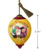 Hallmark Peanuts Ne’Qwa Art Christmas Pageant Christmas Ornament, Hand-Painted Glass, Gifts for Peanuts Fans
