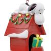 Hallmark Peanuts Snoopy on Holiday Doghouse Christmas Ornament, Gifts for Peanuts Fans
