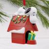 Hallmark Peanuts Snoopy on Holiday Doghouse Christmas Ornament, Gifts for Peanuts Fans