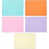 Hallmark Blank Cards and Envelopes Assortment, Pastels (200 Note Cards in Green, Orange, Yellow, Pink, Purple)