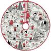 Hallmark Peanuts 48″ Christmas Tree Skirt, Fabric, Gifts for Peanuts Fans