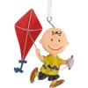 Hallmark Peanuts 75th Anniversary Charlie Brown with Kite Christmas Ornament, Gifts for Peanuts Fans
