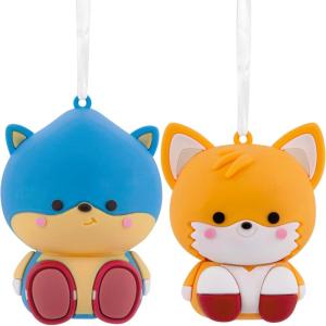 Hallmark Better Together Harry Potter and Hedwig Magnetic Christmas Ornaments, Set of 2(Sonic & Tails)