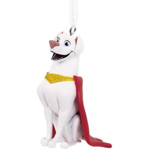 Hallmark DC Justice League Mystery Christmas Ornaments, Set of 2(League of Super-Pets)