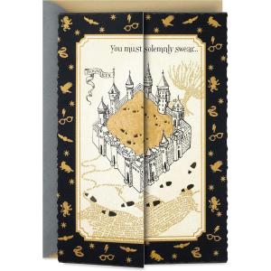 Hallmark Harry Potter Birthday Card (Marauder’s Map)
